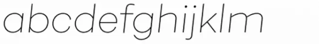 Fibra Thin Italic