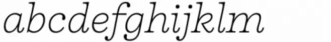 Firelli Thin Italic