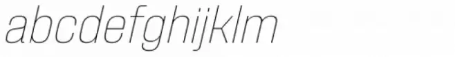 Fixture Italic Thin