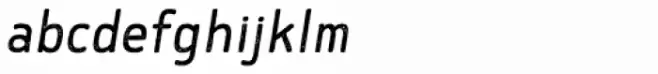 Flowy Sans Regular Rust Italic
