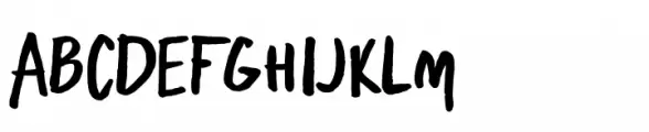 Freehand Brush Freehand Blockletter Bold