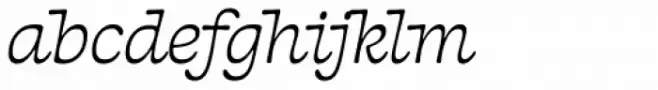 French Typewriter Light Italic