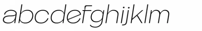 Frink Rio Extra Light Italic