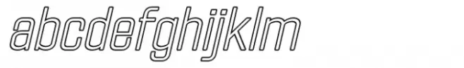 FX Neofara Extra Light Italic Outline