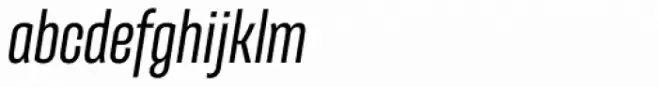 Galeana Compressed Bold Italic
