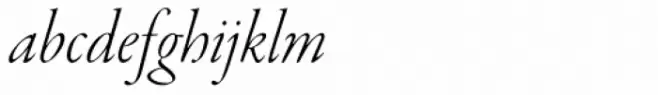 Garamond Premr Pro Display Light Italic
