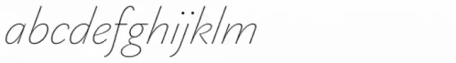 Gaultier Thin Italic