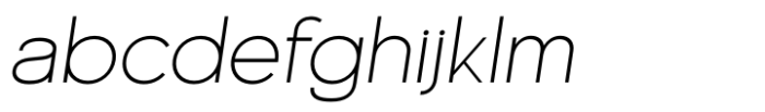 Genova Thin Italic
