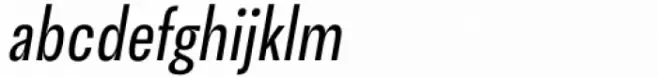 Gevher Condensed Regular Italic