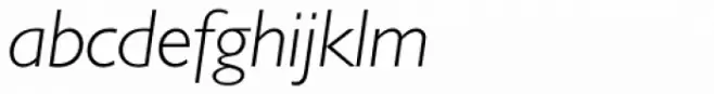 Gill Sans Cyrillic Pro Cyrillic Light Inclined
