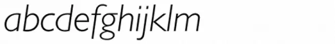 Gill Sans Pro Light Italic
