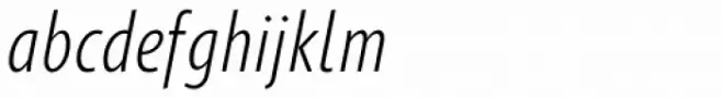 Gimbal Grotesque Compressed Book Italic