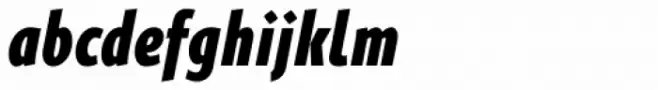 Gimbal Grotesque Compressed Heavy Italic