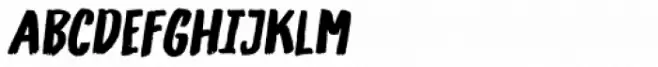 Gliny Hand Dense Italic