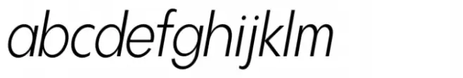Gonzi Condensed Light Italic