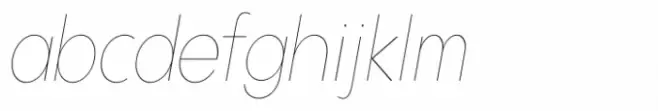 Gonzi Condensed Thin Italic