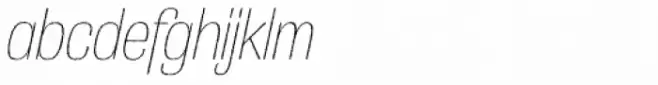 Grange Rough Thin Condensed Italic