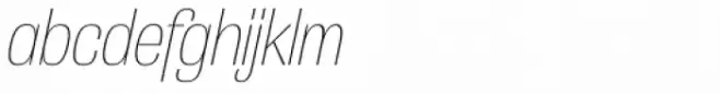 Grange Thin Condensed Italic