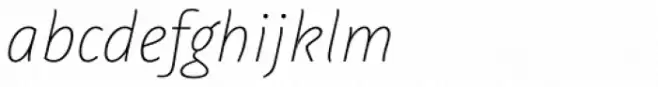Graublau Sans ExtraLight Italic