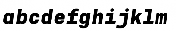 Gravitica Mono Black Italic