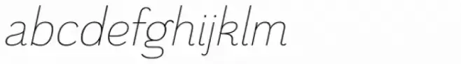 Grenale Nor Thin Italic
