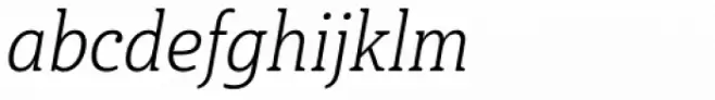 Haboro Slab Soft Condensed Light Italic