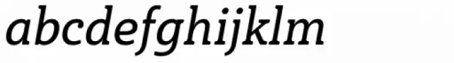 Haboro Slab Soft Norm Demi Italic