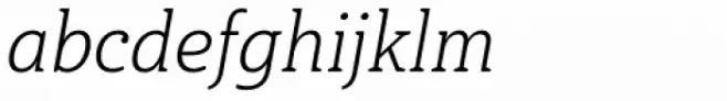 Haboro Slab Soft Norm Light Italic