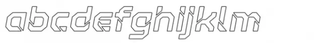 Hackone SliceOutline Italic
