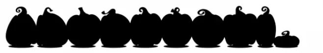 Halloween Pumpkins Glowing