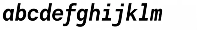 Harmonia Sans Mono Bold Italic