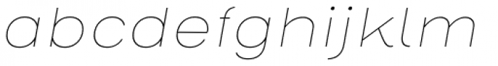 Henderson Sans Basic Thin Italic
