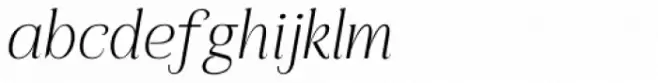 Hostilica Thin Italic