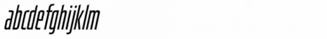Hyperspace Race Compressed Italic