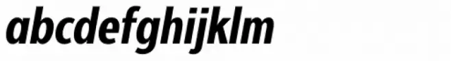 Interval Next Condensed Bold Italic