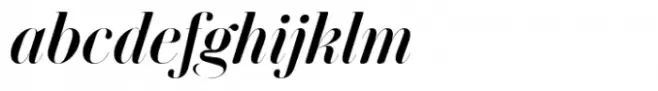 Italian Plate No4 Display Std Demibold Italic