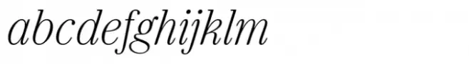 Italian Plate No4 Std Extralight Italic
