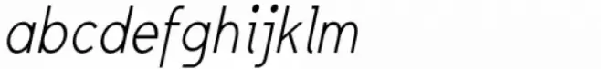 Jet Jane Light Condensed Italic