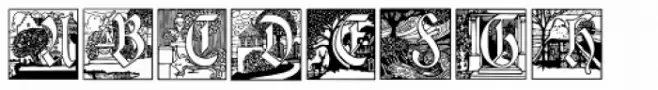 Jugendstil Initials