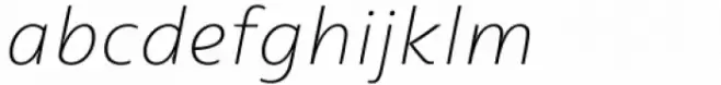 Kaluny Pro Thin Italic