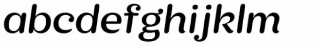 KhaoSans Wide Medium Italic