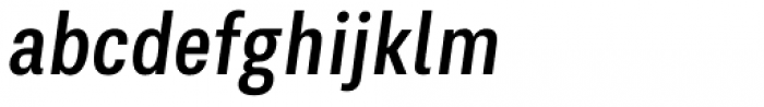 Kommon Grotesk Compressed Medium Italic
