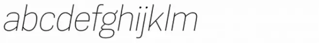 Konkret Grotesk Pro Thin Italic