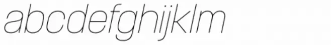 Korolev Rounded Alternates Thin Italic