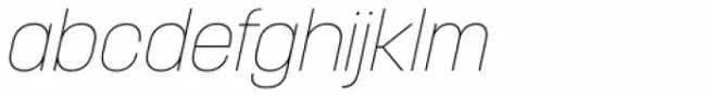 Korolev Thin Italic