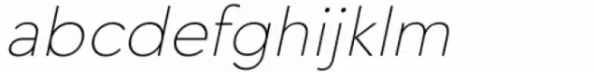 Krong Thin Italic