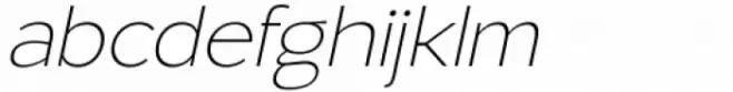 Laro Extra Light Italic