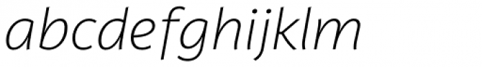 Latina Ultra Light Italic