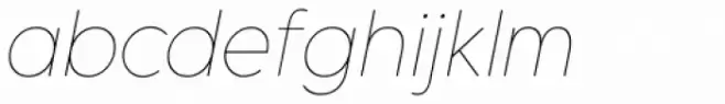 Lemon Milk Proâ„¢ Thin Italic