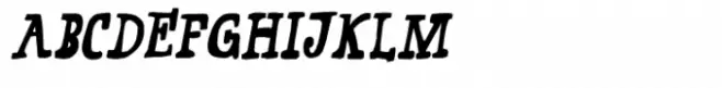 Loppemarked Italic Headline